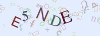 This is a captcha-picture. It is used to prevent mass-access by robots. (see: www.captcha.net)